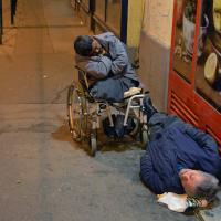 Obdachlose in Budapest. Foto: Dieter Diskovic