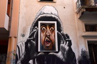 Streetart in Exarchia. Foto: Dieter Diskovic